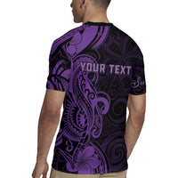 Personalised Lupus Warrior Rugby Jersey Never Give Up Polynesian Style