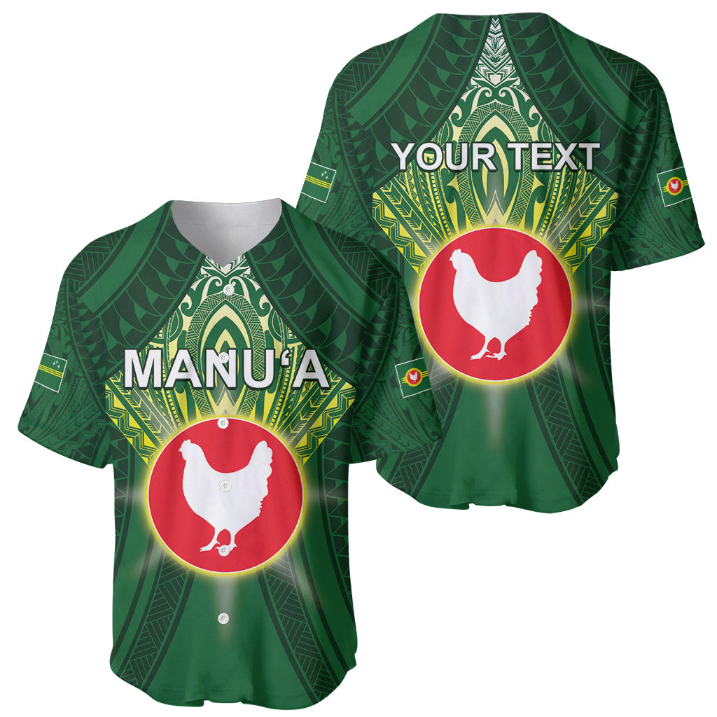 Personalized American Samoa Manu'a Cession Day Baseball Jersey With Polynesian Pattern LT05 - Polynesian Pride