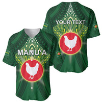 Personalized American Samoa Manu'a Cession Day Baseball Jersey With Polynesian Pattern LT05 - Polynesian Pride