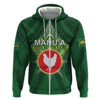 Personalized American Samoa Manu'a Cession Day Hoodie With Polynesian Pattern