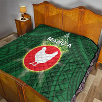 American Samoa Manu'a Cession Day Quilt With Polynesian Pattern