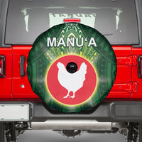 American Samoa Manu'a Cession Day Spare Tire Cover With Polynesian Pattern
