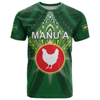 Personalized American Samoa Manu'a Cession Day T Shirt With Polynesian Pattern LT05 Green - Polynesian Pride