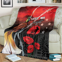 Papua New Guinea Remembrance Day Blanket Lest We Forget