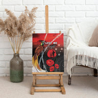 Papua New Guinea Remembrance Day Canvas Wall Art Lest We Forget