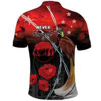 Papua New Guinea Remembrance Day Polo Shirt Lest We Forget