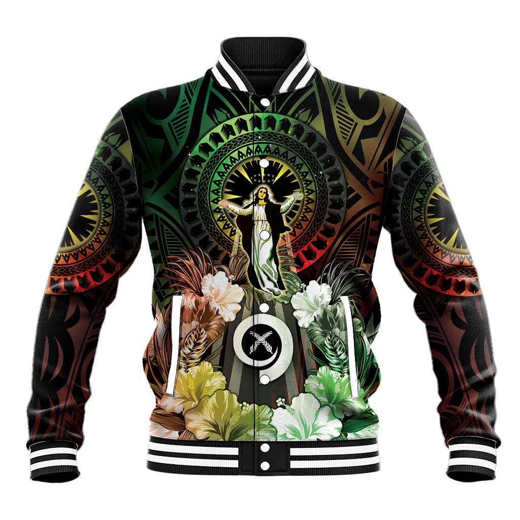 Vanuatu Happy Assumption Day Baseball Jacket LT05 Unisex Reggae - Polynesian Pride