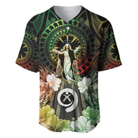 Vanuatu Happy Assumption Day Baseball Jersey LT05 Reggae - Polynesian Pride
