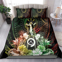 Vanuatu Happy Assumption Day Bedding Set LT05 - Polynesian Pride