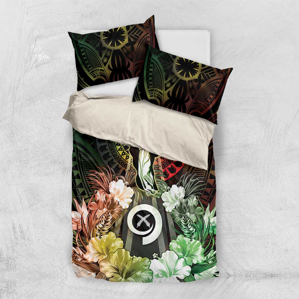 Vanuatu Happy Assumption Day Bedding Set LT05 US Twin 172cm x 218cm Reggae - Polynesian Pride