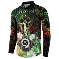 Vanuatu Happy Assumption Day Button Sweatshirt LT05 - Polynesian Pride