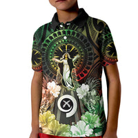 Vanuatu Happy Assumption Day Kid Polo Shirt LT05 Kid Reggae - Polynesian Pride