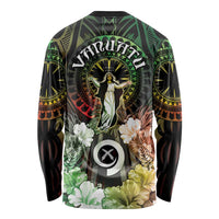 Vanuatu Happy Assumption Day Long Sleeve Shirt LT05 - Polynesian Pride