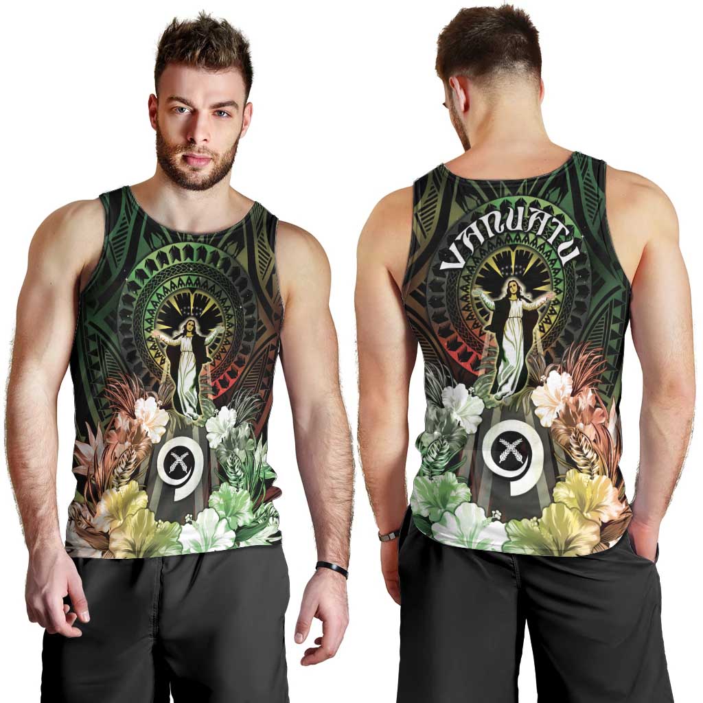 Vanuatu Happy Assumption Day Men Tank Top