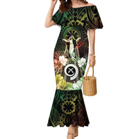 Vanuatu Happy Assumption Day Mermaid Dress LT05 Women Reggae - Polynesian Pride