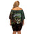 Vanuatu Happy Assumption Day Off Shoulder Short Dress