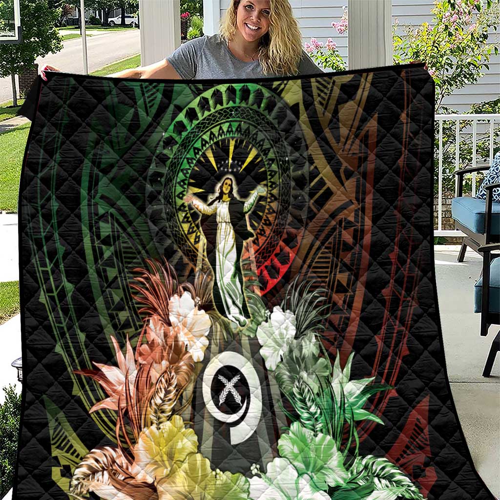 Vanuatu Happy Assumption Day Quilt LT05 Reggae - Polynesian Pride