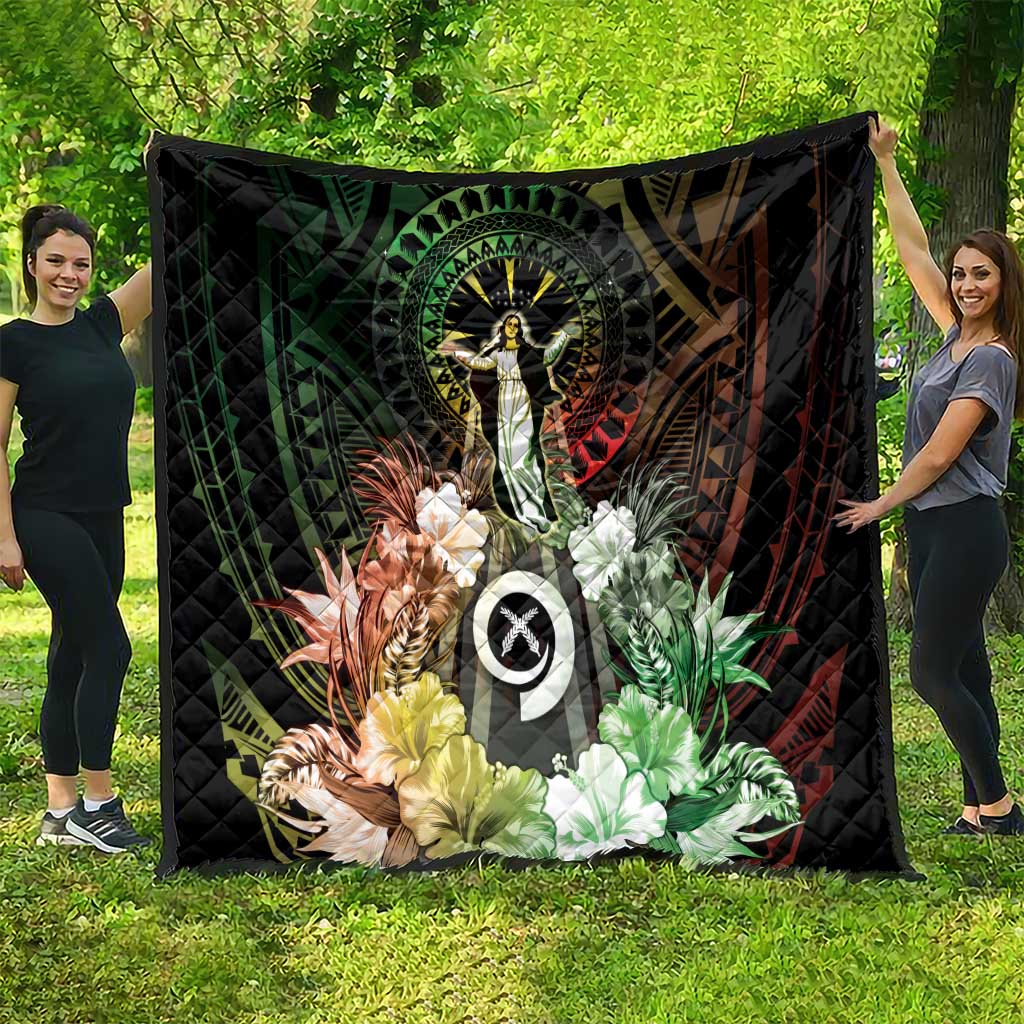 Vanuatu Happy Assumption Day Quilt LT05 - Polynesian Pride