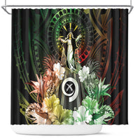 Vanuatu Happy Assumption Day Shower Curtain LT05 Reggae - Polynesian Pride