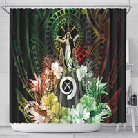 Vanuatu Happy Assumption Day Shower Curtain LT05 - Polynesian Pride