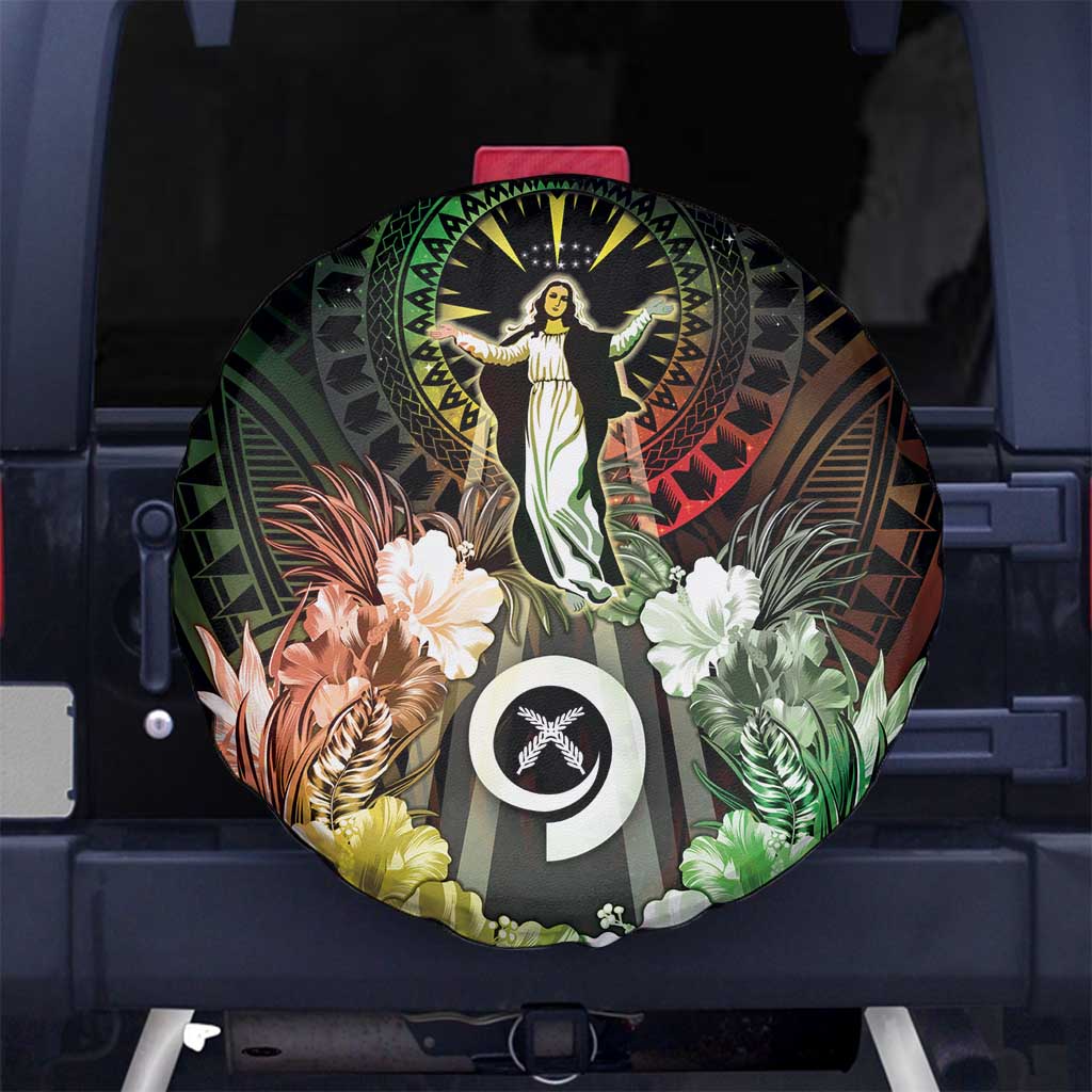 Vanuatu Happy Assumption Day Spare Tire Cover