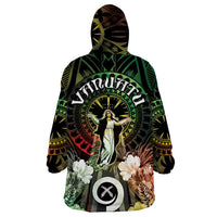 Vanuatu Happy Assumption Day Wearable Blanket Hoodie LT05 - Polynesian Pride