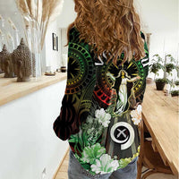 Vanuatu Happy Assumption Day Women Casual Shirt LT05 - Polynesian Pride