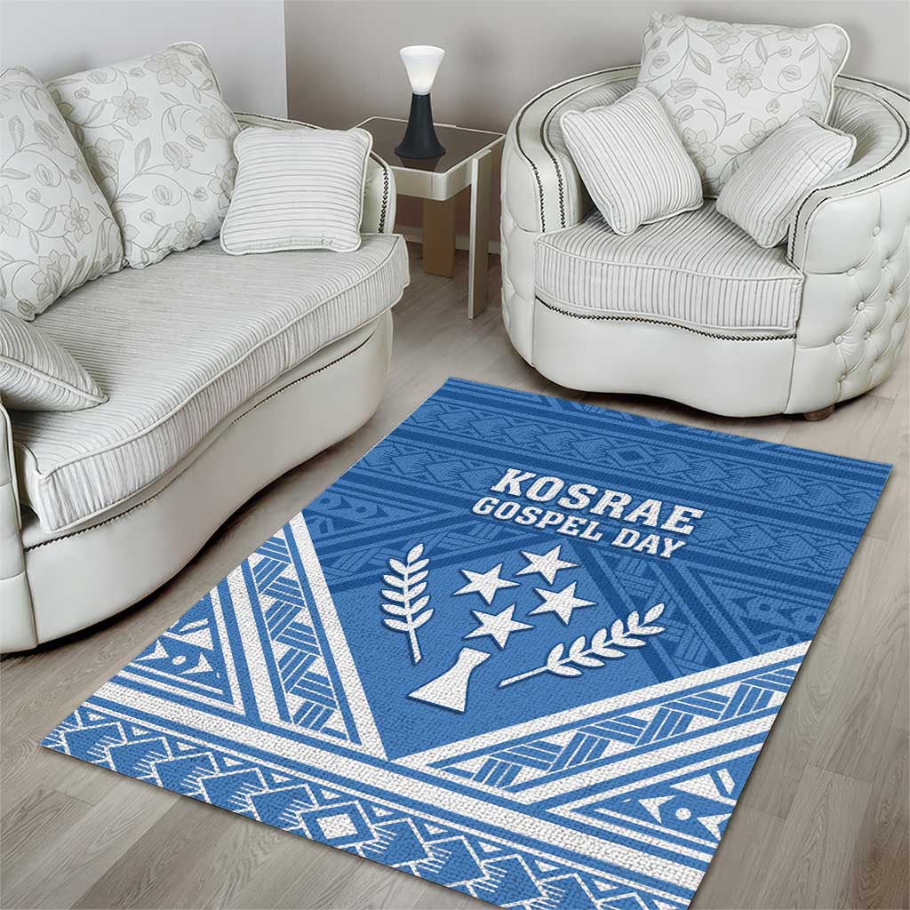 Kosrae State Gospel Day Area Rug Simple Style