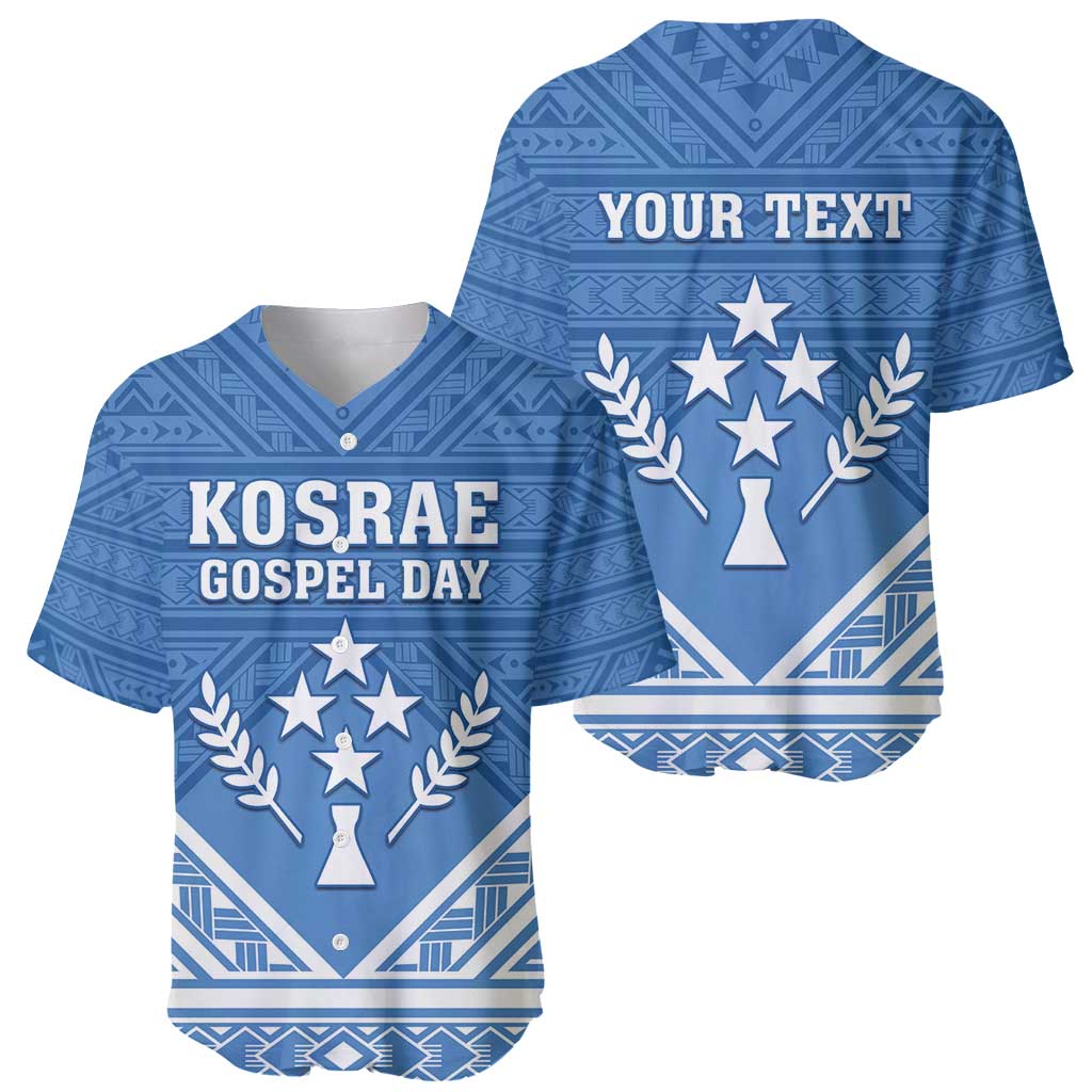 Personalised Kosrae State Gospel Day Baseball Jersey Simple Style LT05 - Polynesian Pride