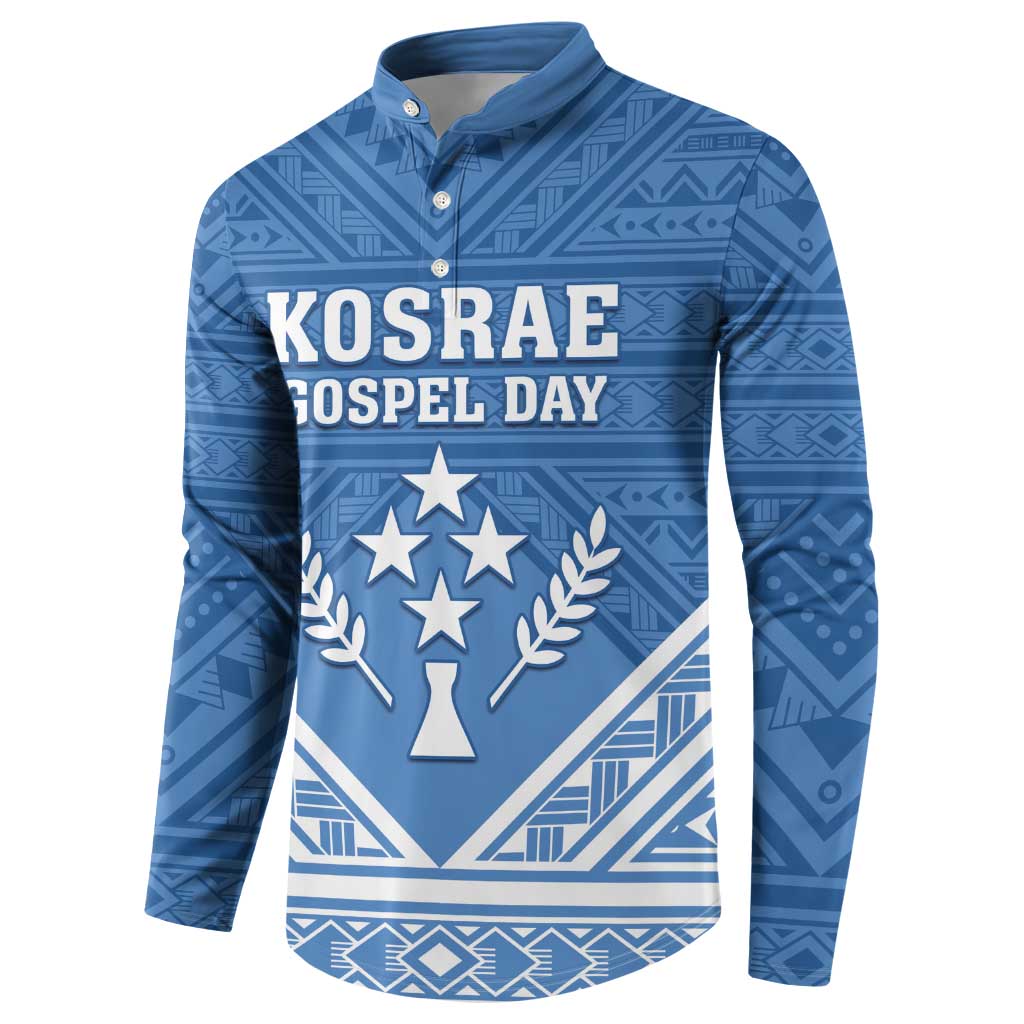 Personalised Kosrae State Gospel Day Button Sweatshirt Simple Style LT05 - Polynesian Pride