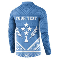 Personalised Kosrae State Gospel Day Button Sweatshirt Simple Style LT05 - Polynesian Pride