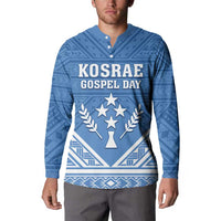 Personalised Kosrae State Gospel Day Button Sweatshirt Simple Style LT05 - Polynesian Pride