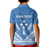 Personalised Kosrae State Gospel Day Kid Polo Shirt Simple Style LT05 - Polynesian Pride