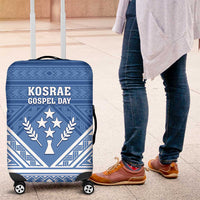Kosrae State Gospel Day Luggage Cover Simple Style LT05 Blue - Polynesian Pride