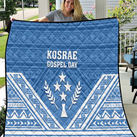 Kosrae State Gospel Day Quilt Simple Style LT05 Blue - Polynesian Pride