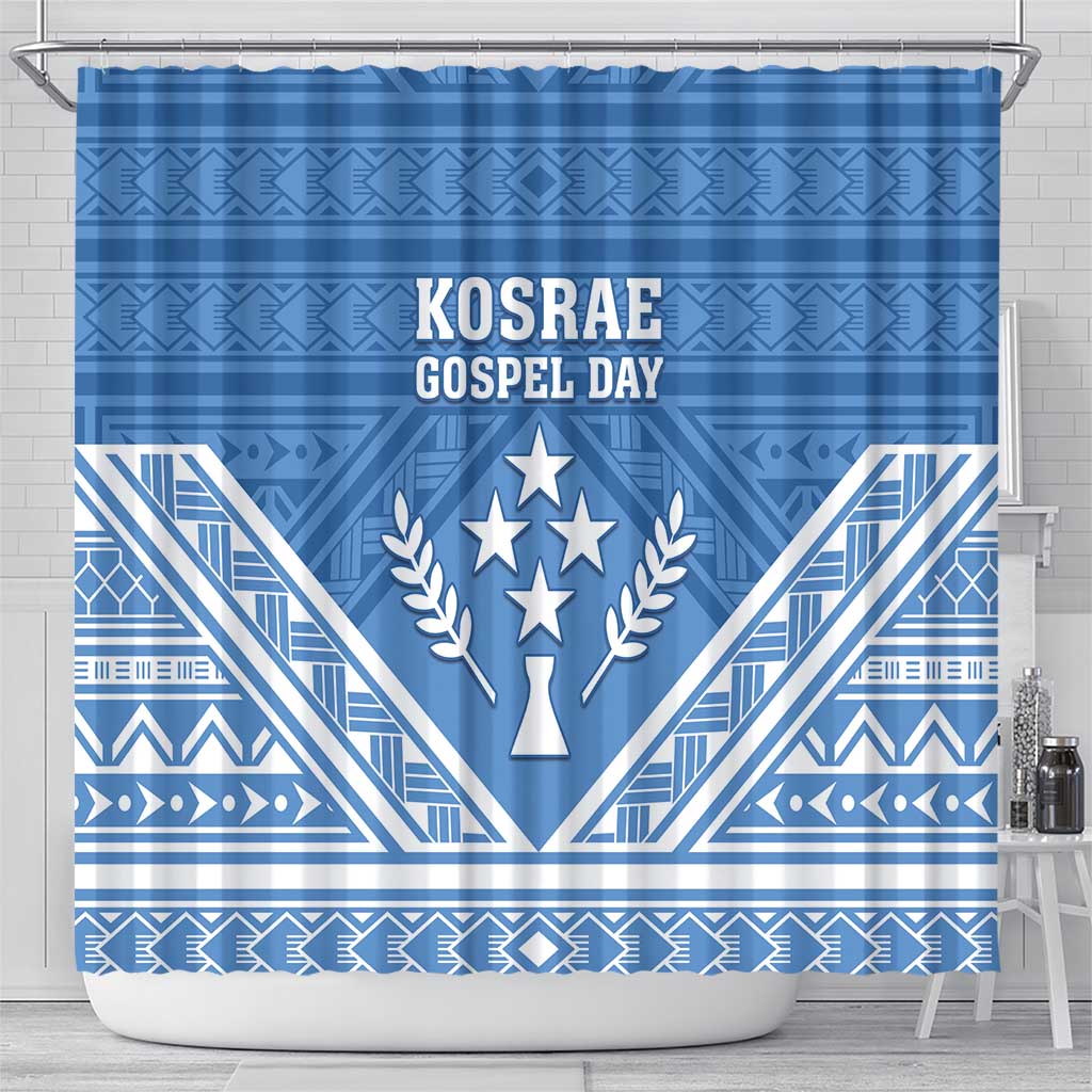 Kosrae State Gospel Day Shower Curtain Simple Style LT05 - Polynesian Pride