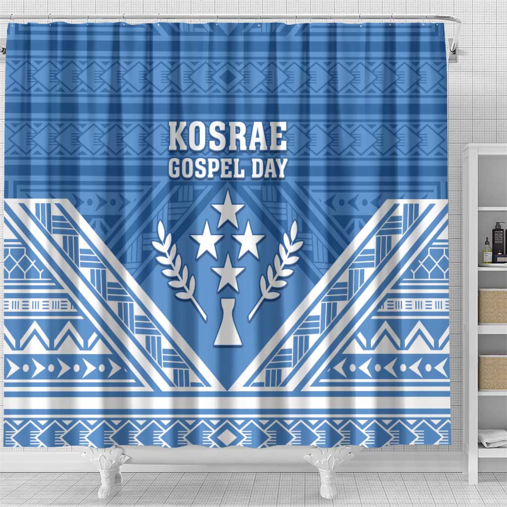 Kosrae State Gospel Day Shower Curtain Simple Style LT05 - Polynesian Pride
