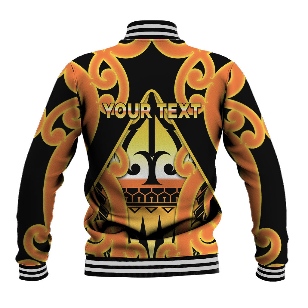 Personalised New Zealand Te Tairawhiti Baseball Jacket Maori Koru Pattern LT05 - Polynesian Pride