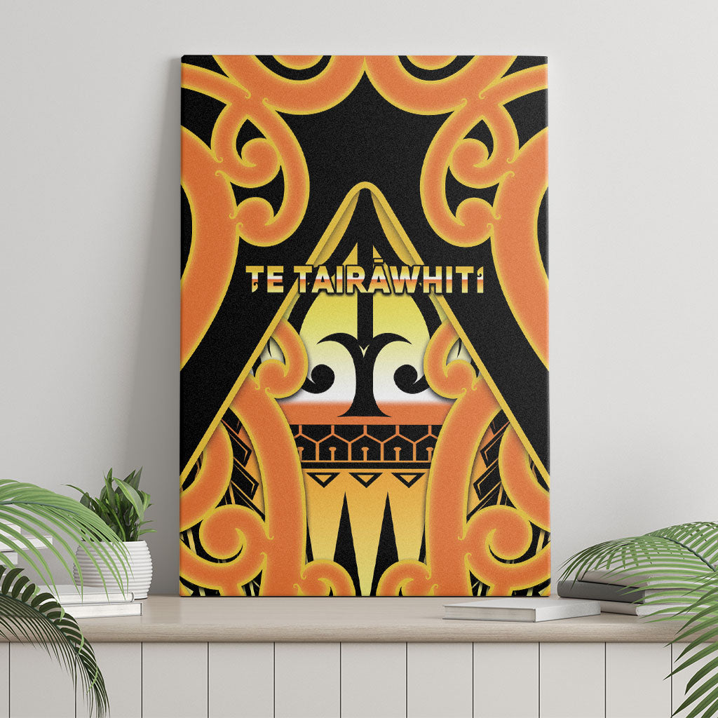 New Zealand Te Tairawhiti Canvas Wall Art Maori Koru Pattern LT05 - Polynesian Pride