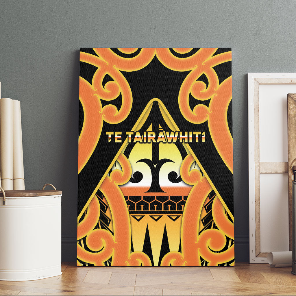 New Zealand Te Tairawhiti Canvas Wall Art Maori Koru Pattern LT05 - Polynesian Pride