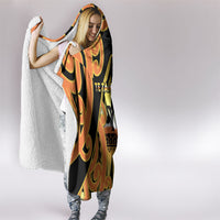 New Zealand Te Tairawhiti Hooded Blanket Maori Koru Pattern LT05 - Polynesian Pride