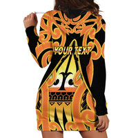 Personalised New Zealand Te Tairawhiti Hoodie Dress Maori Koru Pattern LT05 - Polynesian Pride