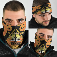 New Zealand Te Tairawhiti Neck Gaiter Maori Koru Pattern LT05 - Polynesian Pride
