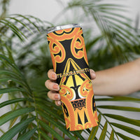 Personalised New Zealand Te Tairawhiti Skinny Tumbler Maori Koru Pattern LT05 - Polynesian Pride