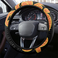 New Zealand Te Tairawhiti Steering Wheel Cover Maori Koru Pattern LT05 - Polynesian Pride