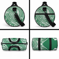 Cook Islands Gospel Day Duffle Bag Green Tribal Curves LT05 - Polynesian Pride