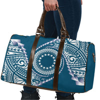 Cook Islands Gospel Day Travel Bag Blue Tribal Curves LT05 - Polynesian Pride