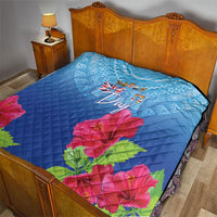 Bula Fiji Day Quilt Traditional Tapa Pattern With Hibiscus LT05 - Polynesian Pride