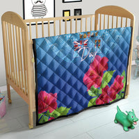 Bula Fiji Day Quilt Traditional Tapa Pattern With Hibiscus LT05 - Polynesian Pride
