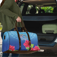 Bula Fiji Day Travel Bag Traditional Tapa Pattern With Hibiscus LT05 - Polynesian Pride